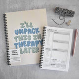 I'll Unpack This In Therapy Mental Health Journal - 7 Semicolon Couture