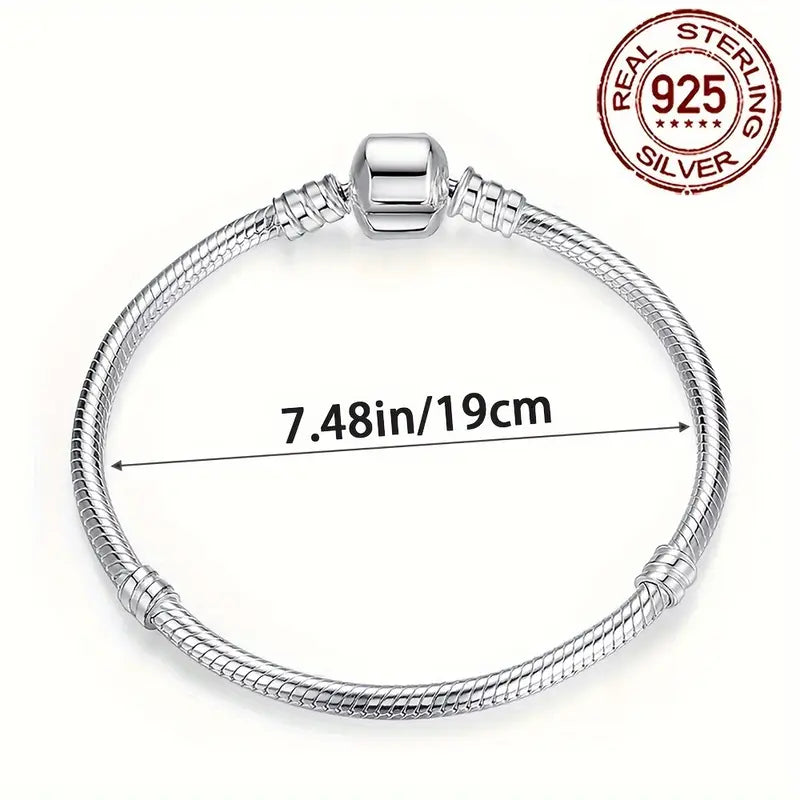 925 Simple Bead Bracelet