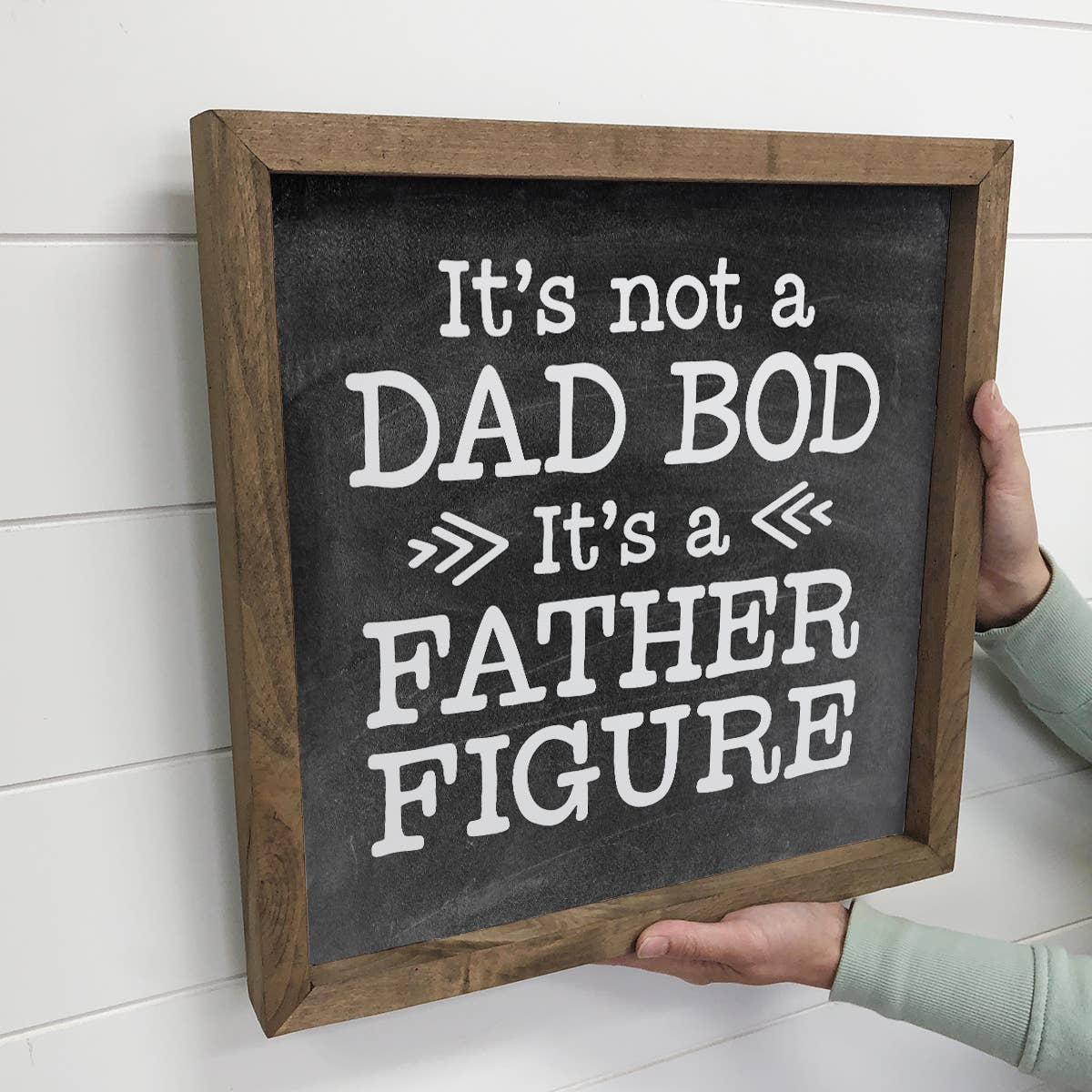 Dad Bod Father Figure - Framed 11x11