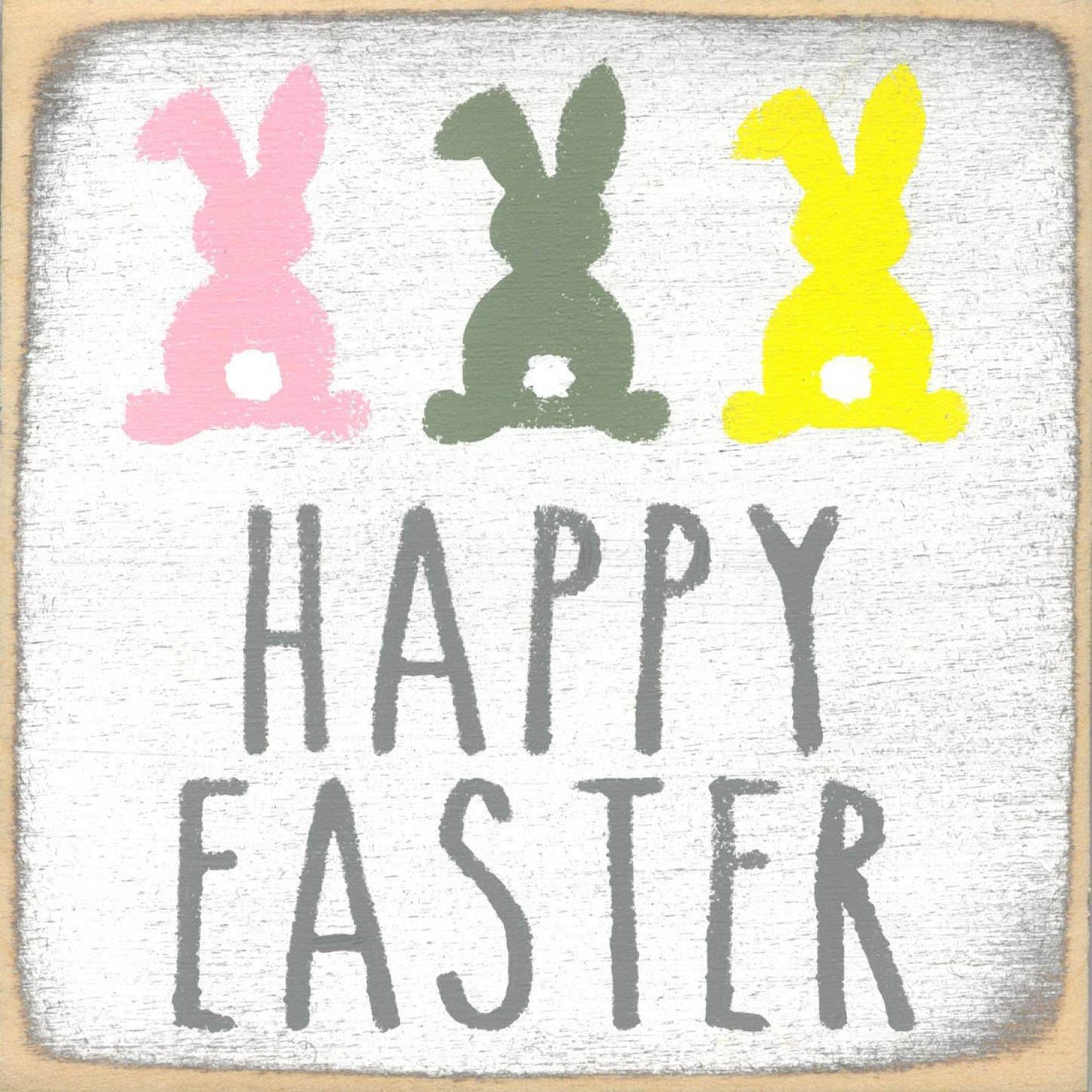 5X5- Happy Easter Pastel- Sign