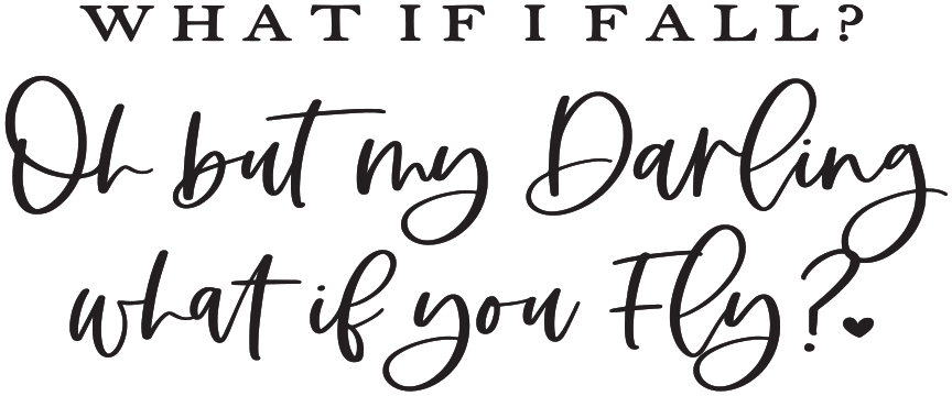 7x14- WHAT IF I FALL- Sign