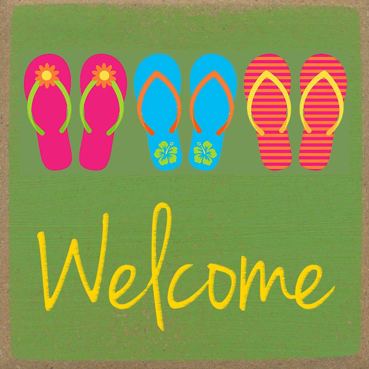 4X4- Welcome- Sign - 7 Semicolon Couture