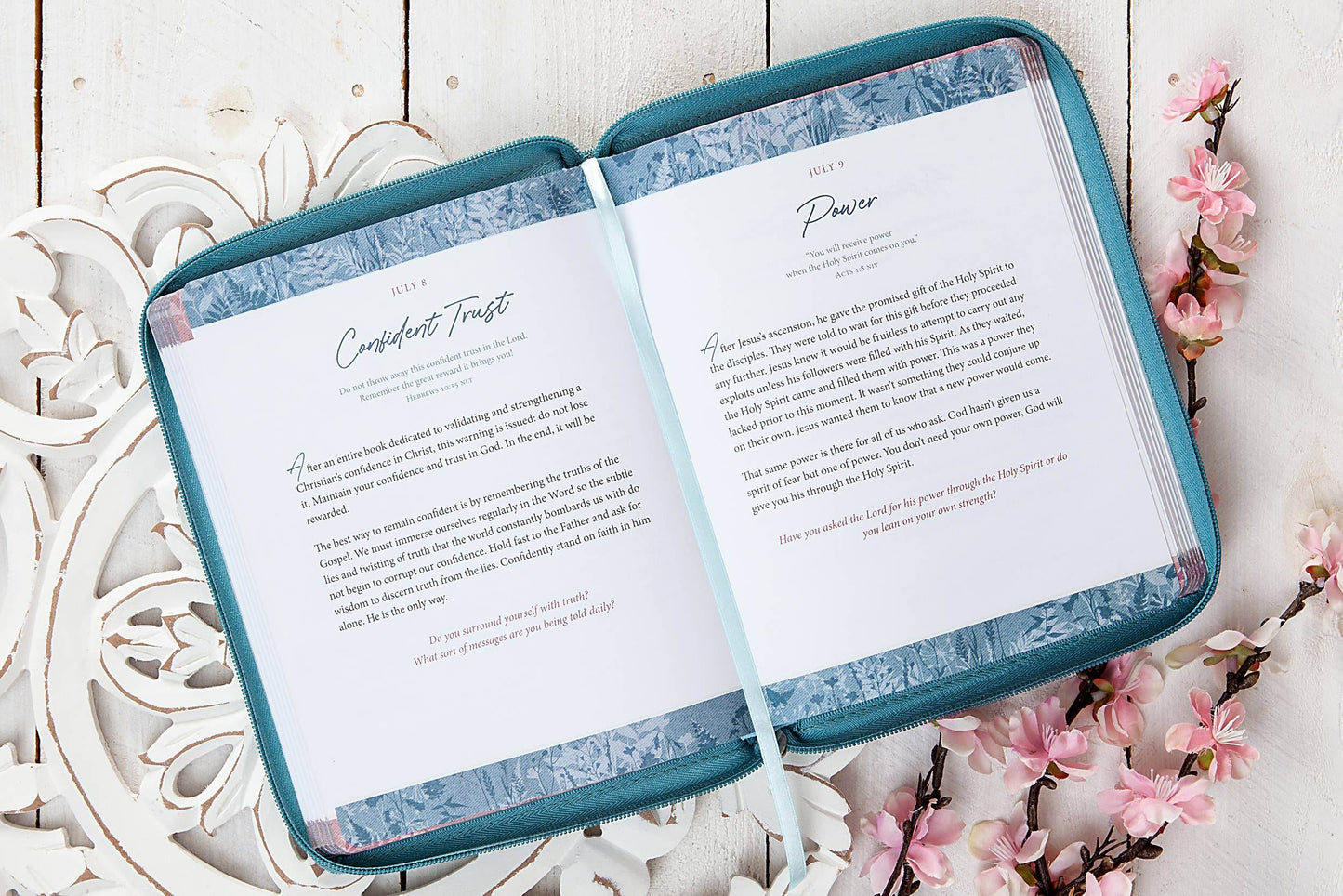 Zippered Devotional for Women- Strength for Today - 7 Semicolon Couture