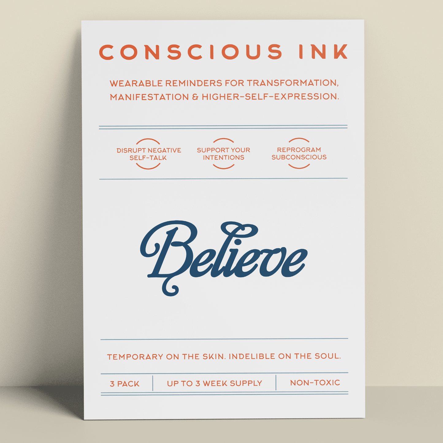 Believe (pkg/3) - 7 Semicolon Couture