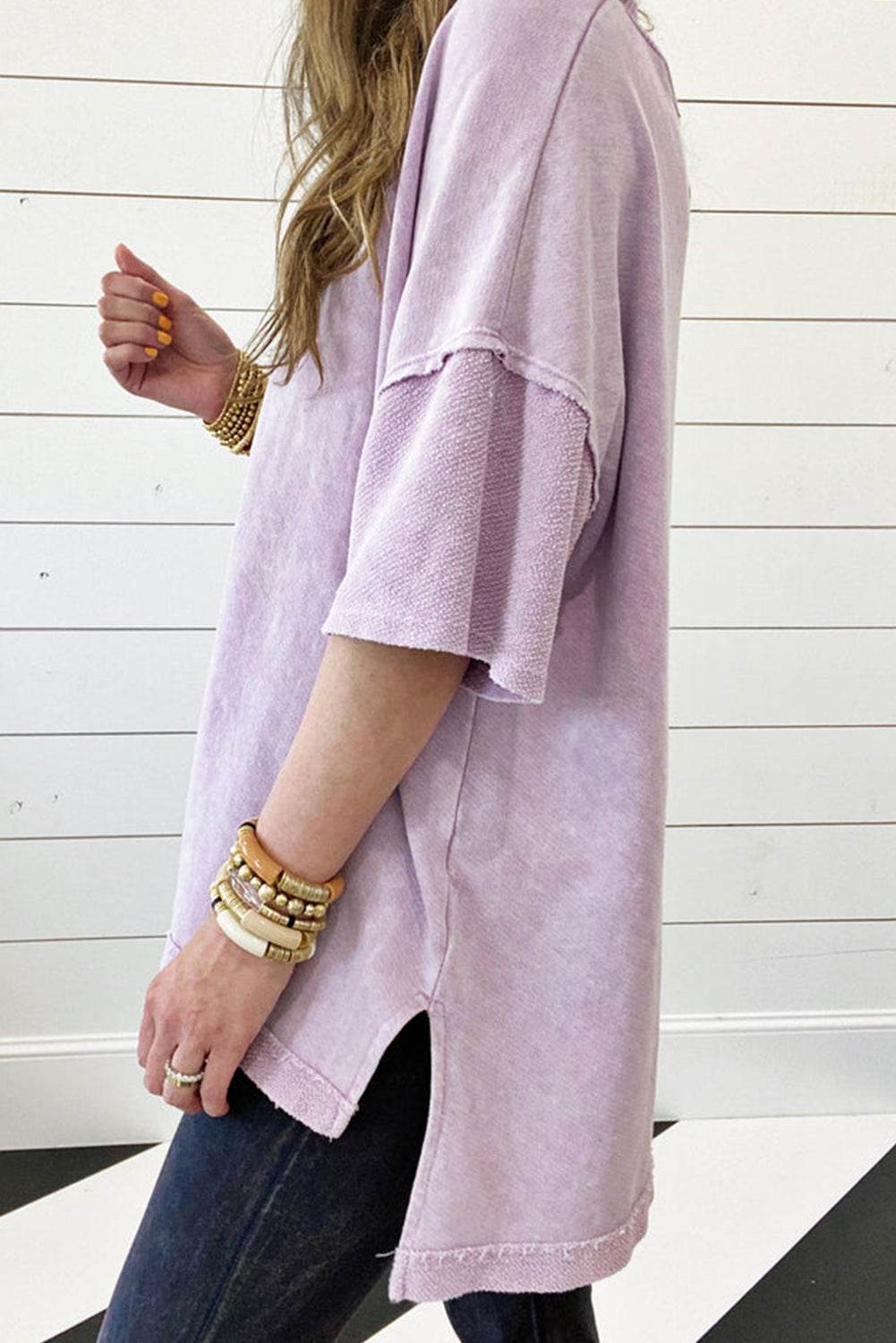 Orchid Petal Shirt - 7 Semicolon Couture
