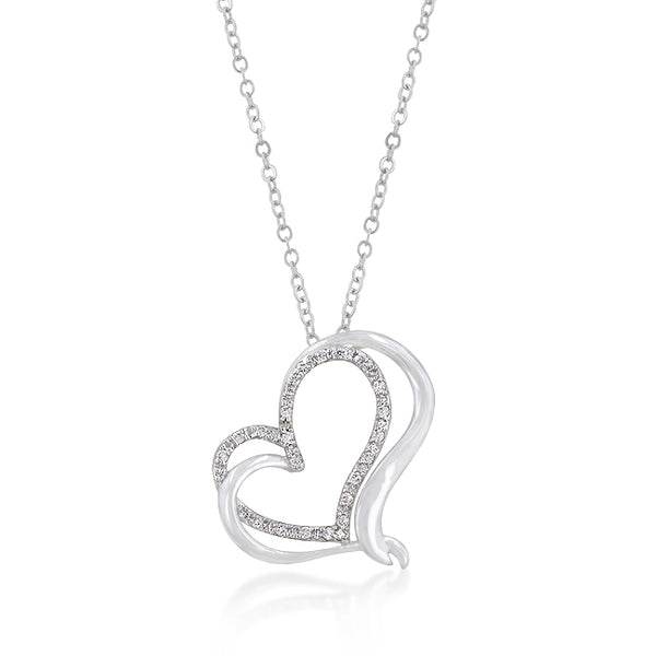 Woven Hearts Pendant - 7 Semicolon Couture