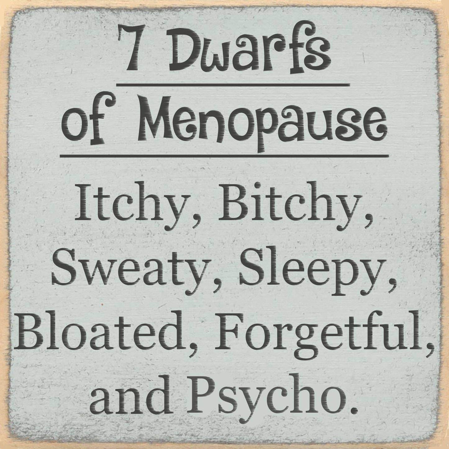 5X5- 7 Dwarfs- Signs - 7 Semicolon Couture