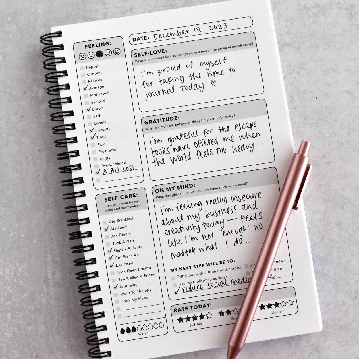 8.5x11-Silly Little Mental Health Journal - 7 Semicolon Couture