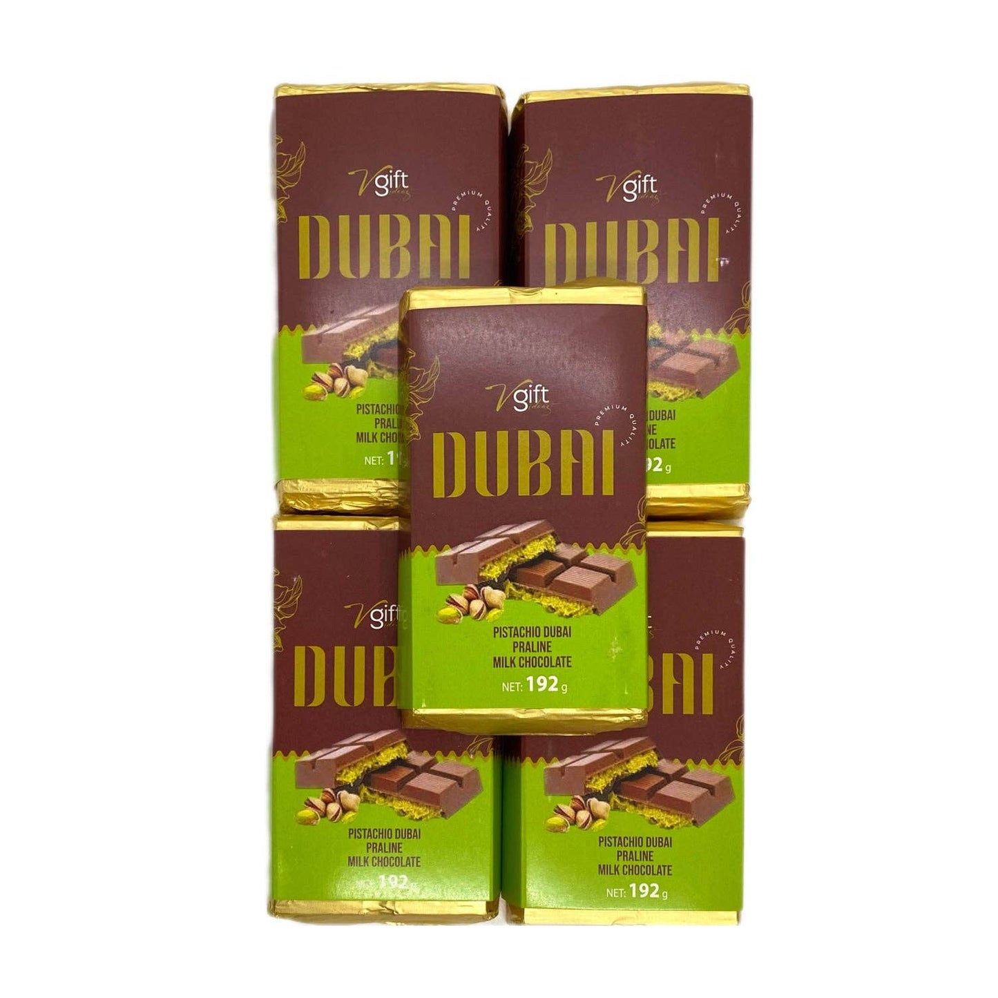 V-Gift-Dubai Chocolate Bar – Crispy 192gr