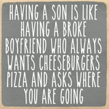 4x4- Son best friend- Sign - 7 Semicolon Couture