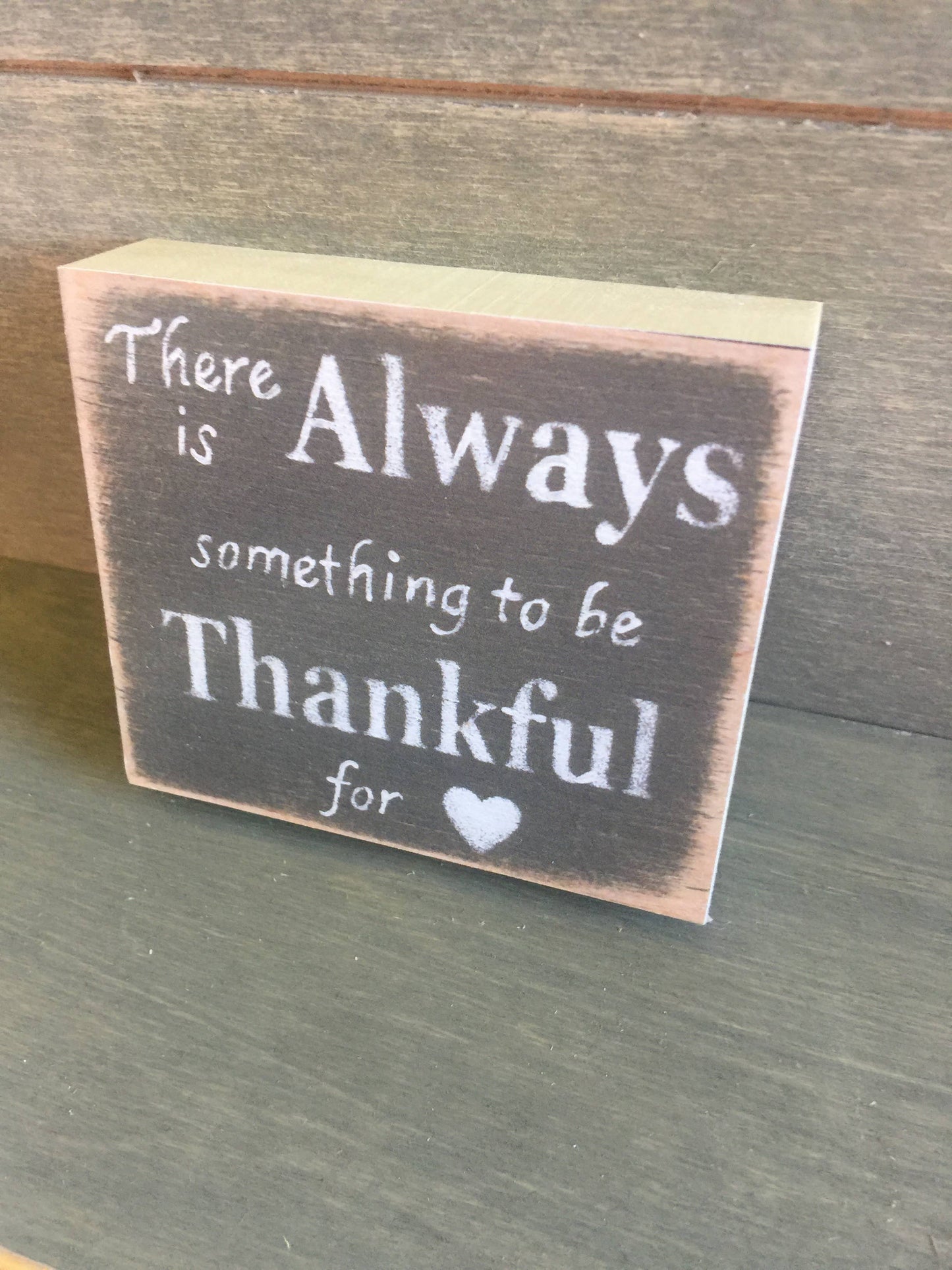 3X3-Thankful For SIGN