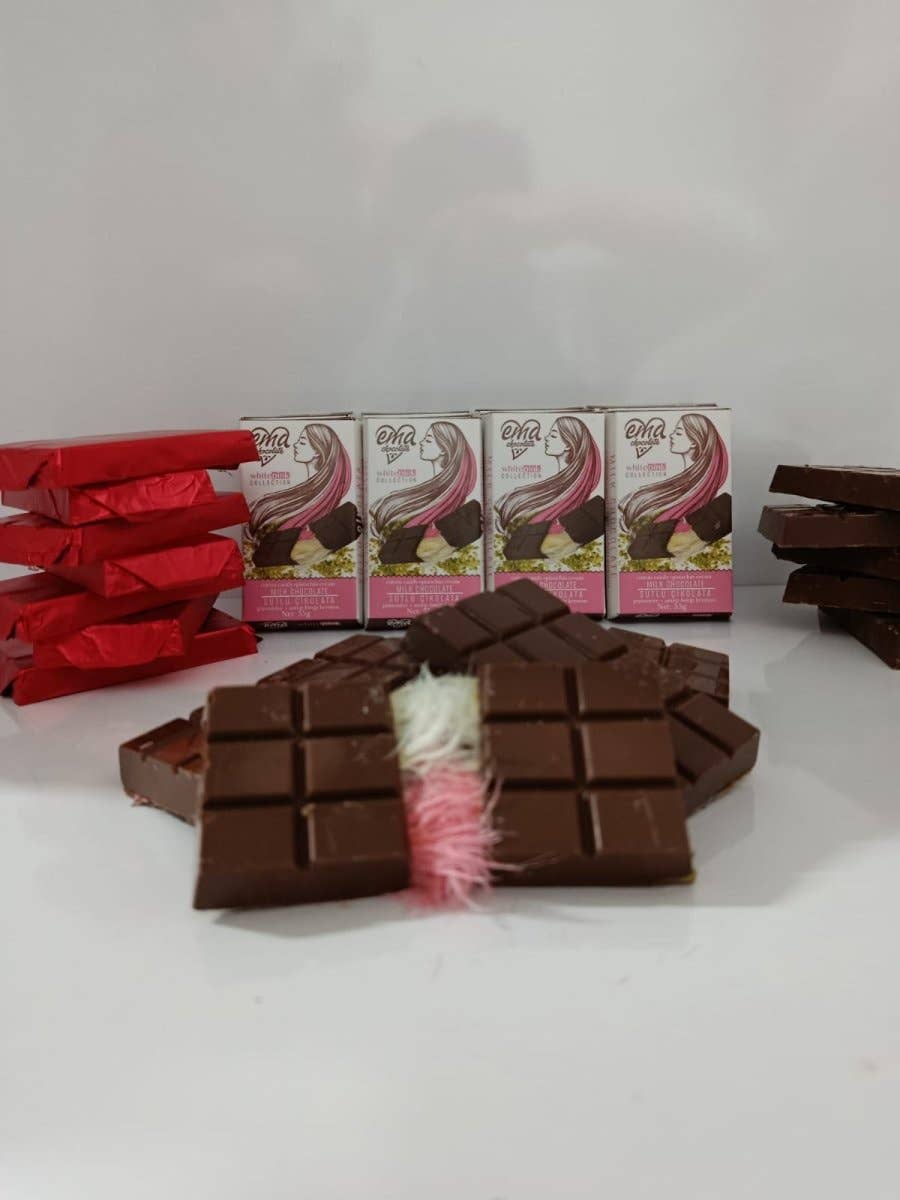 EMA-Dubai Chocolate with Pistachio & Cotton Candy - 100gr