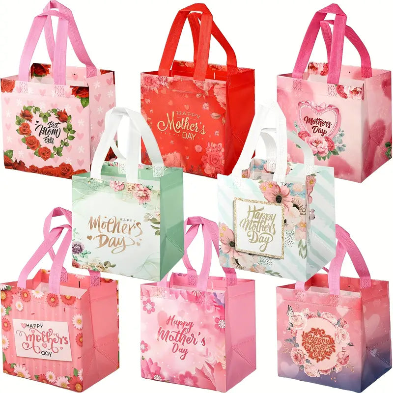 Mother's Day Non-Woven Tote Bags- Individual