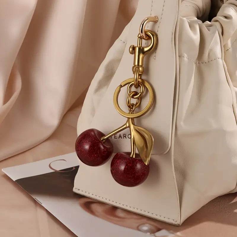 Cherry Resin Keychain/Bag Charm - 7 Semicolon Couture