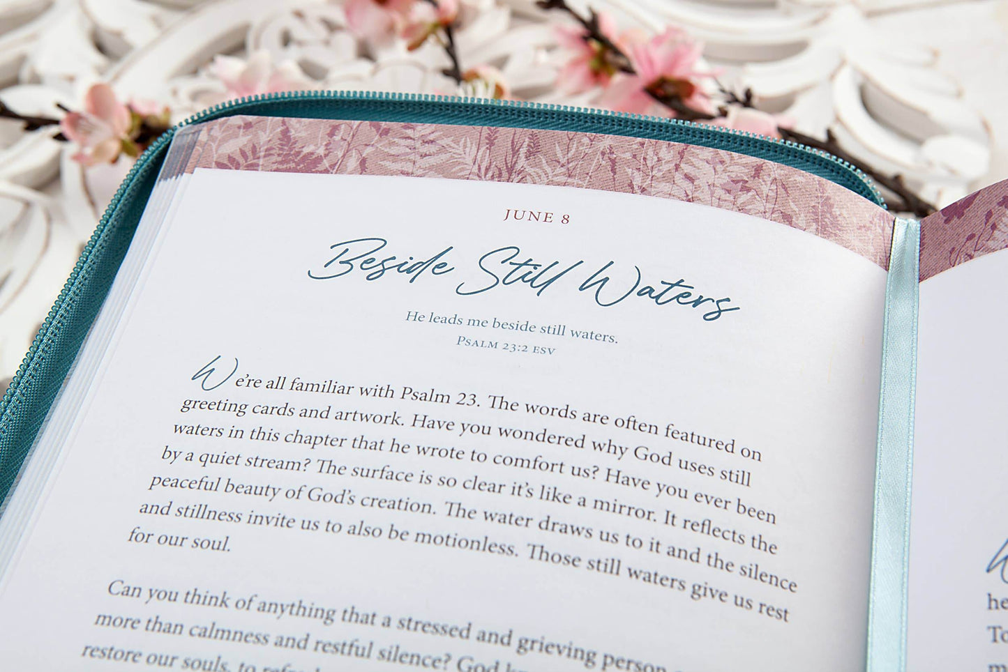 Zippered Devotional for Women- Strength for Today - 7 Semicolon Couture