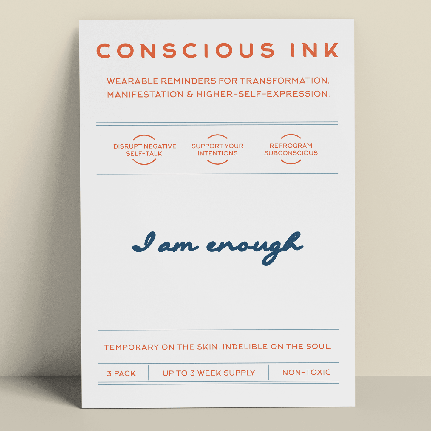 I Am Enough (Script)(pkg/3) - 7 Semicolon Couture