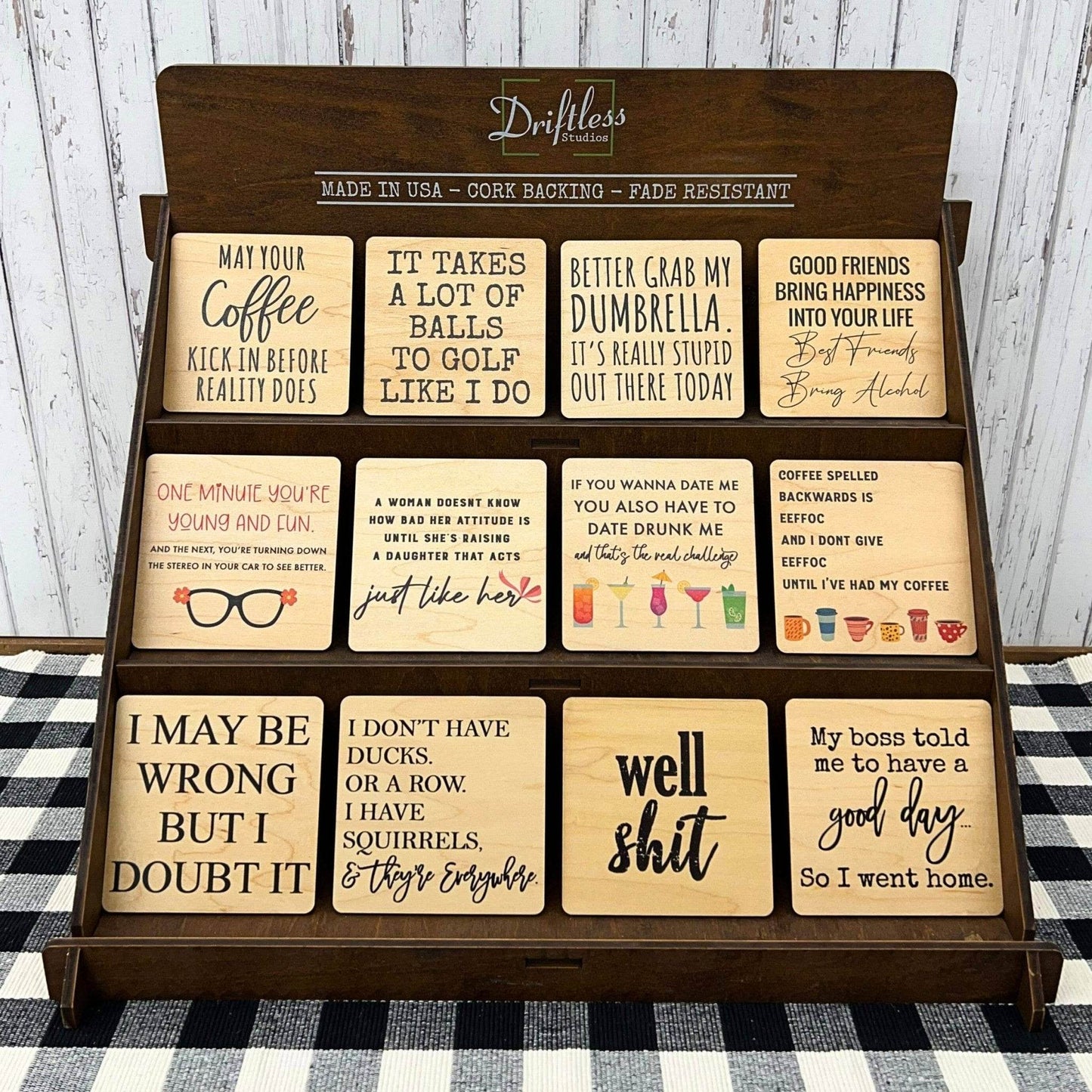 My Boss Told Me To Have A Good Day -Funny Coasters - 7 Semicolon Couture