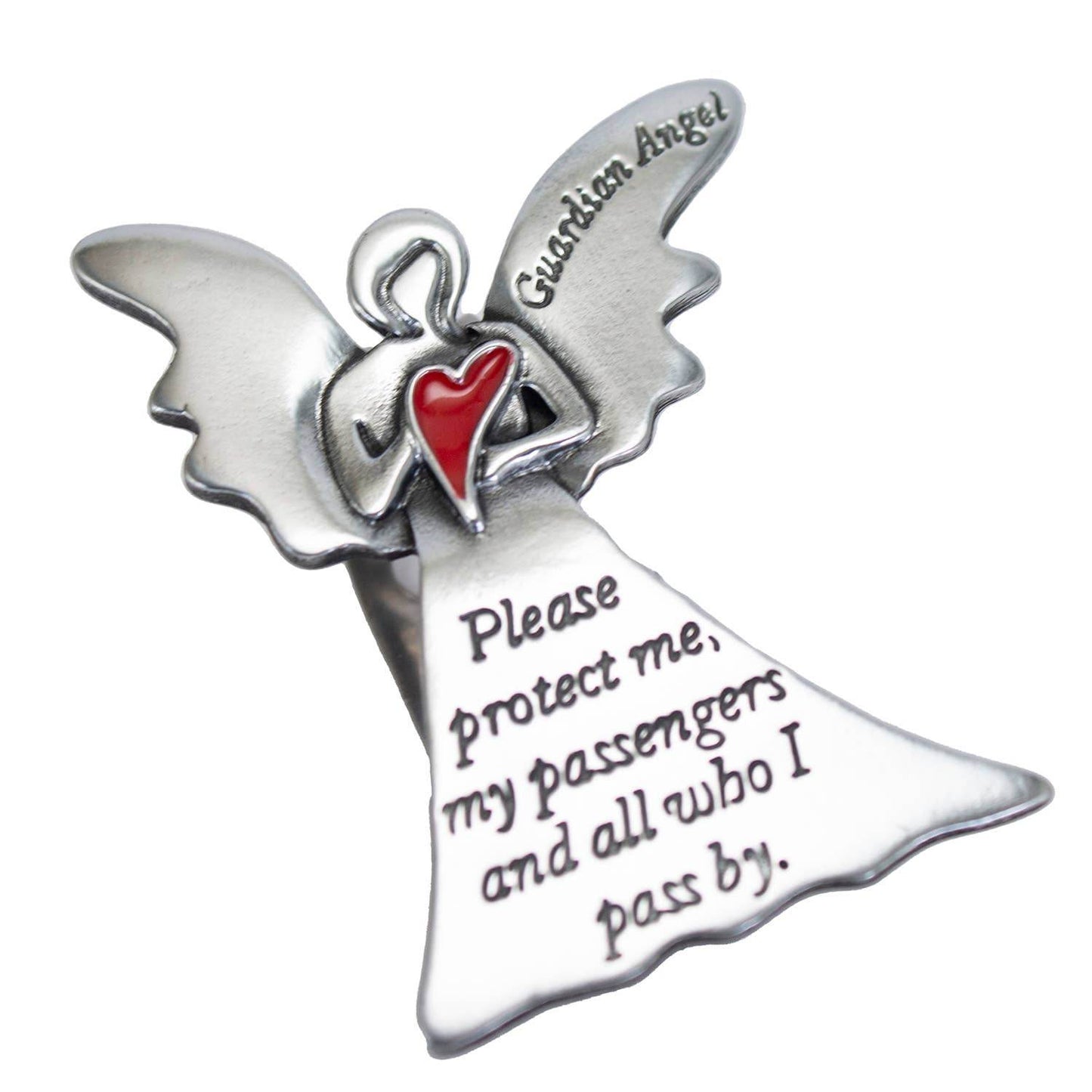 Protect Me…. Angel Visor Clip - 7 Semicolon Couture