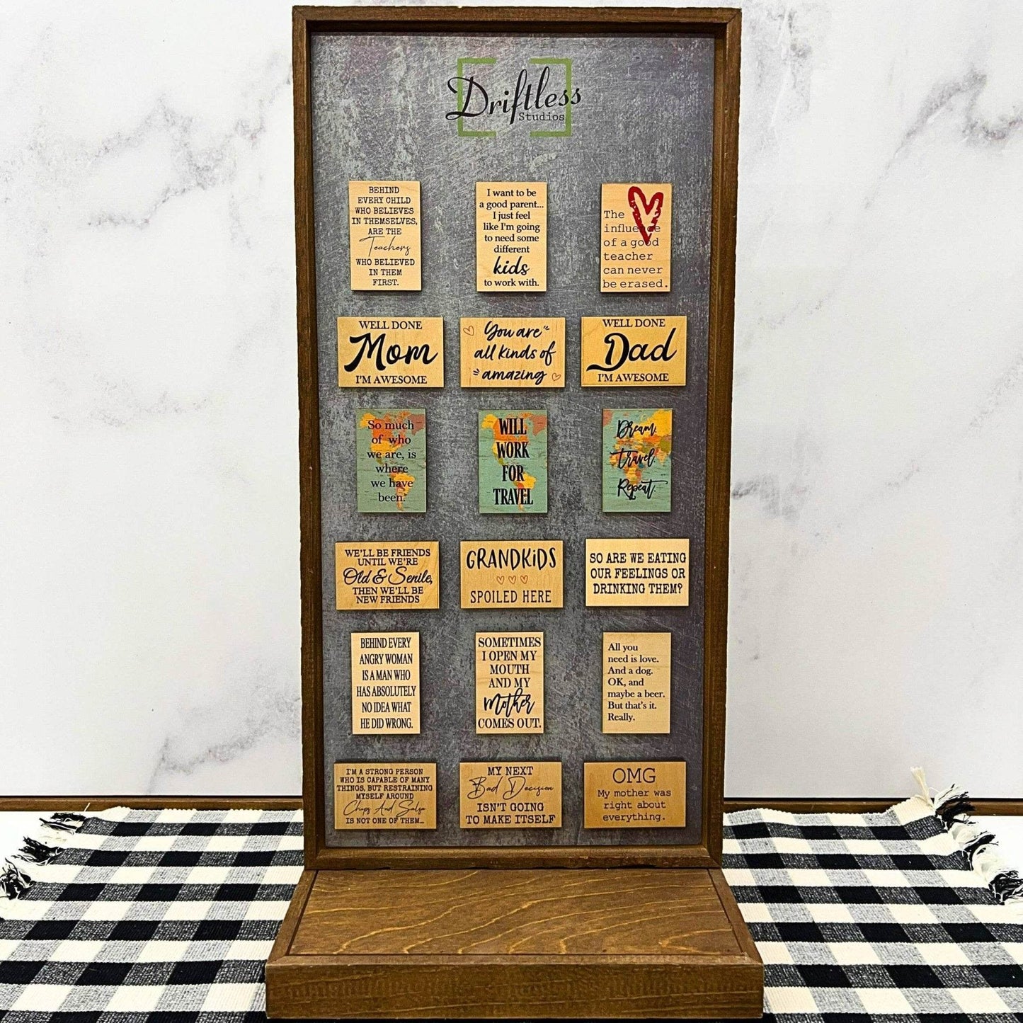 Teachers Who Believed Gift For Teacher- Wood Magnet - 7 Semicolon Couture