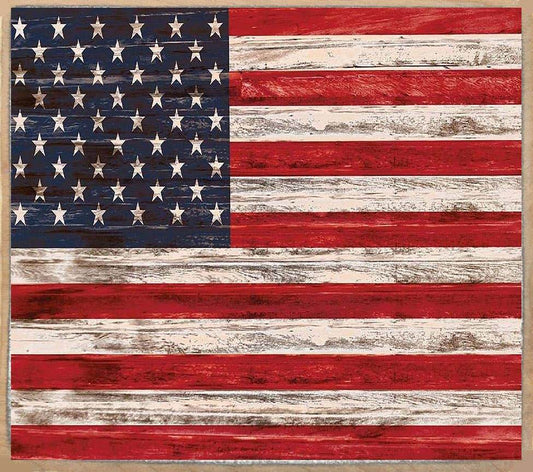 3x3- American flag- Sign - 7 Semicolon Couture