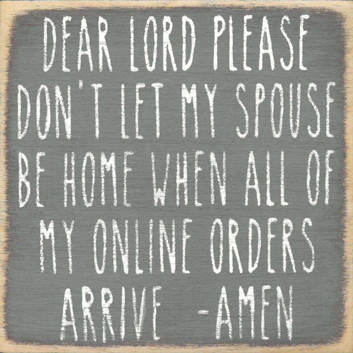 4X4-Online Orders- SIGN
