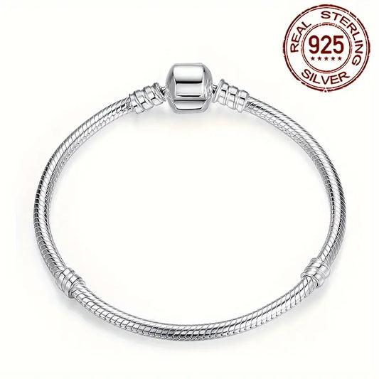 925 Simple Bead Bracelet