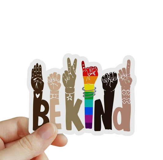 Be kind sticker - 7 Semicolon Couture