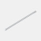 24 Carat Moissanite 925 Sterling Silver Heart Bracelet - 7 Semicolon Couture