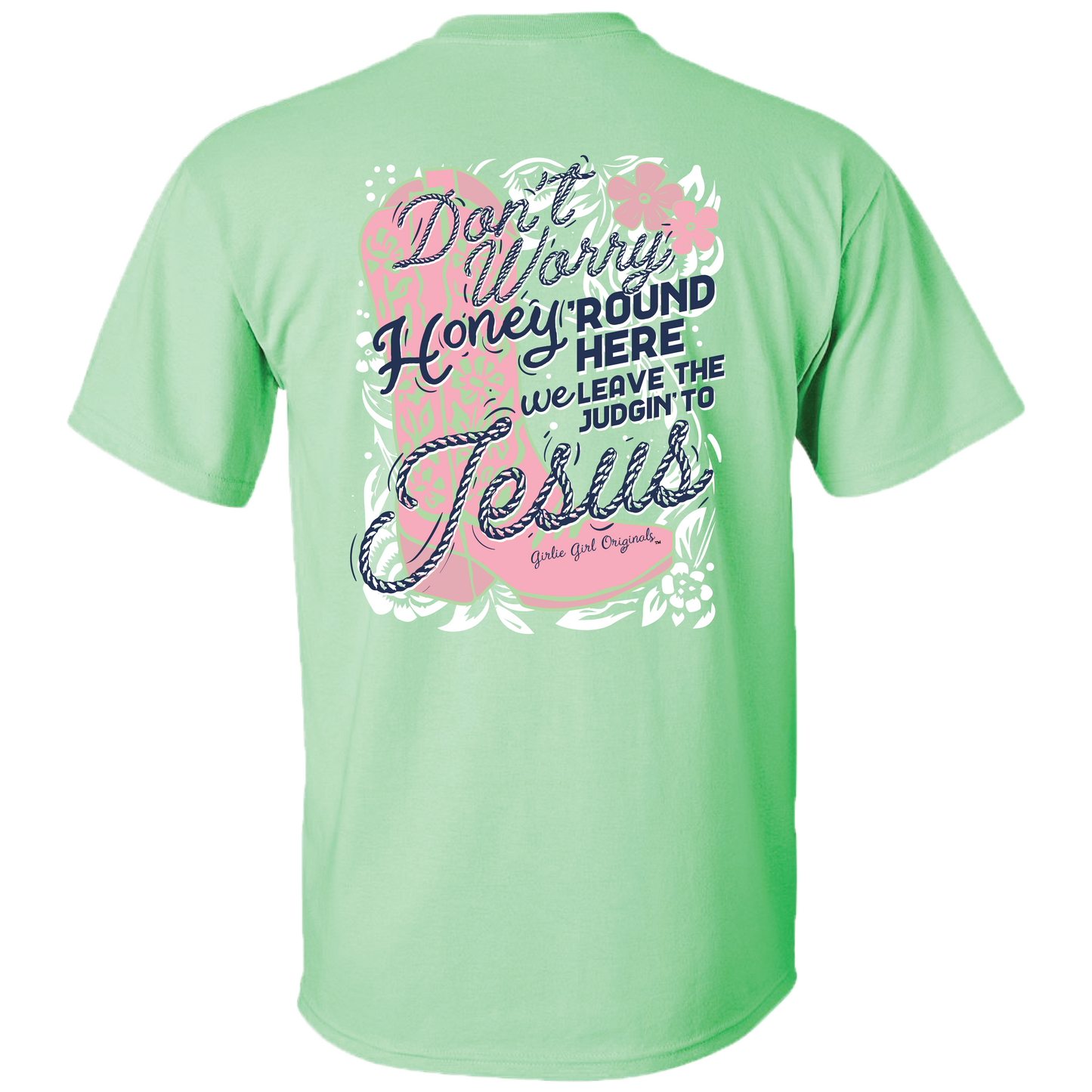 Judgin to Jesus Southern Sassy Country Western Short Sleeve Graphic Tee