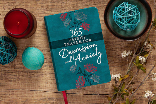 Devotional-365 Days of Prayer for Depression and Anxiety - 7 Semicolon Couture