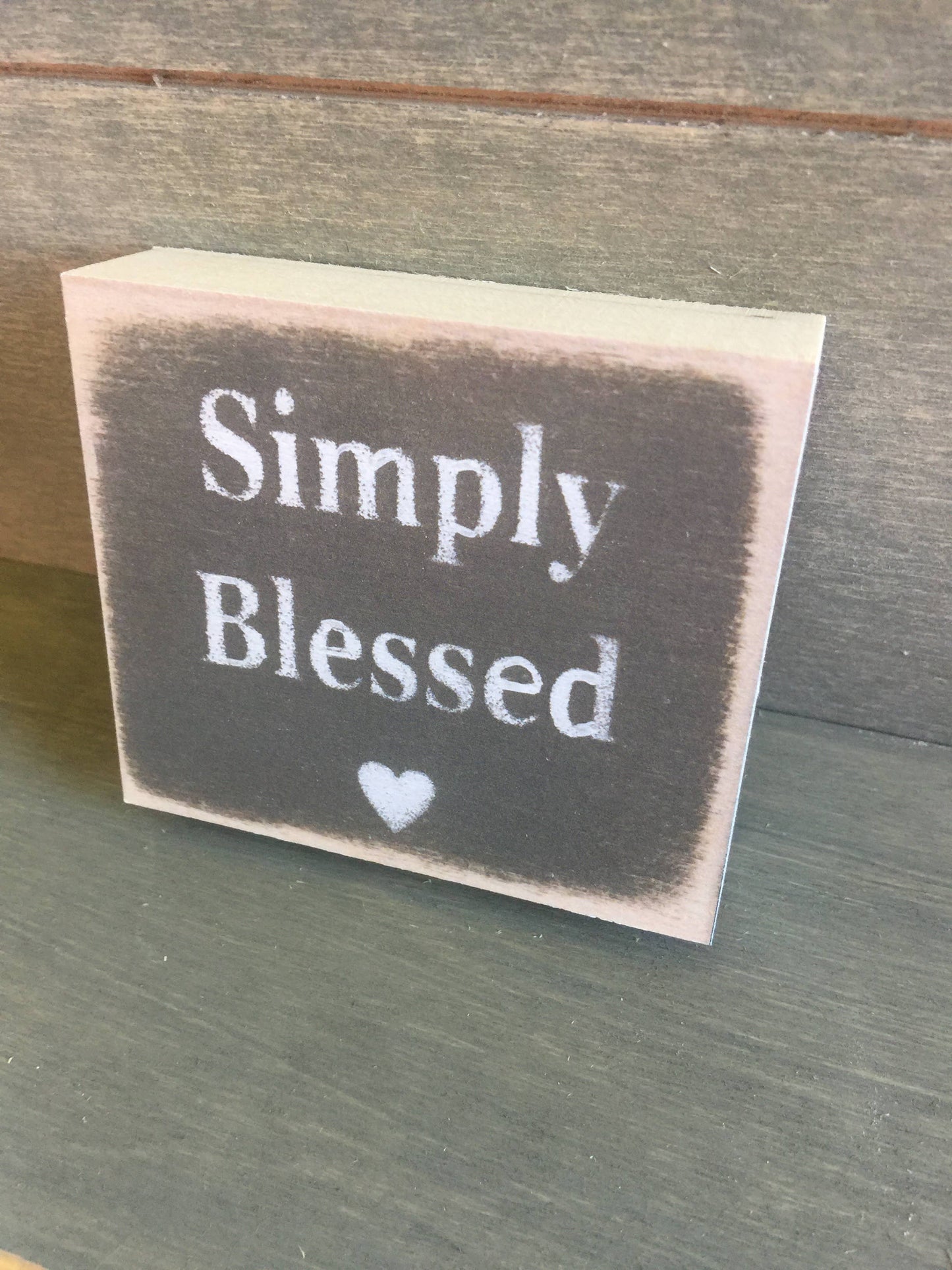 3X3-Simply Blessed SIGN