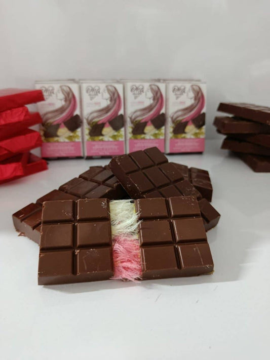 EMA-Dubai Chocolate with Pistachio & Cotton Candy - 100gr