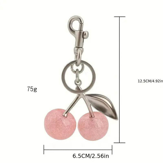Cherry Resin Keychain/Bag Charm - 7 Semicolon Couture