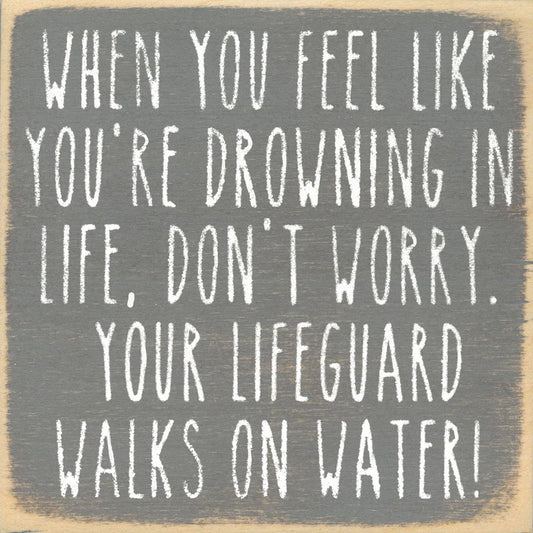 5X5-Walks On Water-SIGN