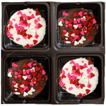 4pc Valentine Chocolate Oreo Set - 7 Semicolon Couture