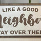 15x8- Neighbor - Sign