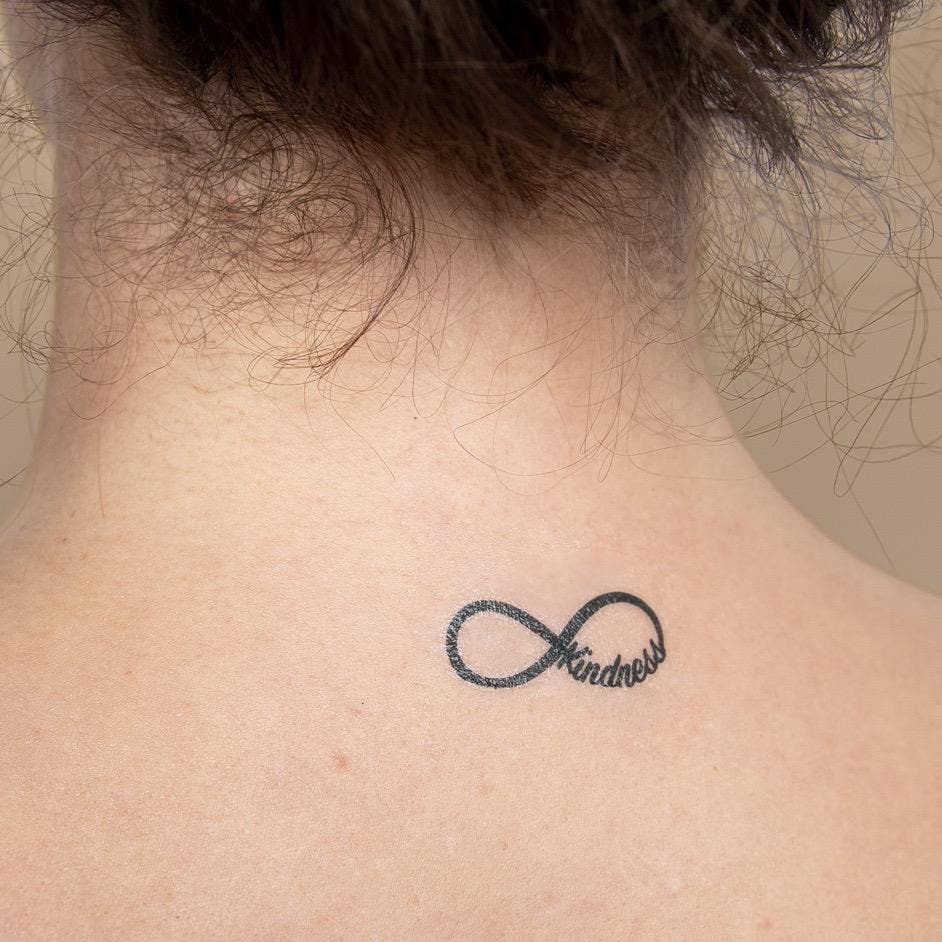 Kindness (Infinity Loop) Temporary Tattoo (pkg/3)