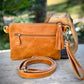 Upcycled LV Cowhide Leather Wristlet Crossbody Bag Western 