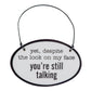 Say It with Sass Mini Oval Wall Hangings