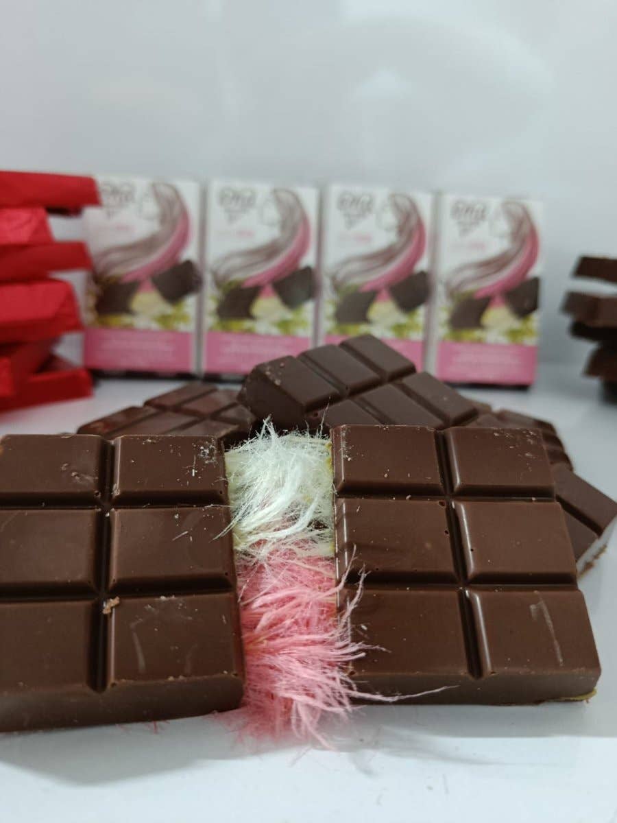 EMA-Dubai Chocolate with Pistachio & Cotton Candy - 100gr