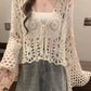 Bohemian Crochet Knit Cover-Up