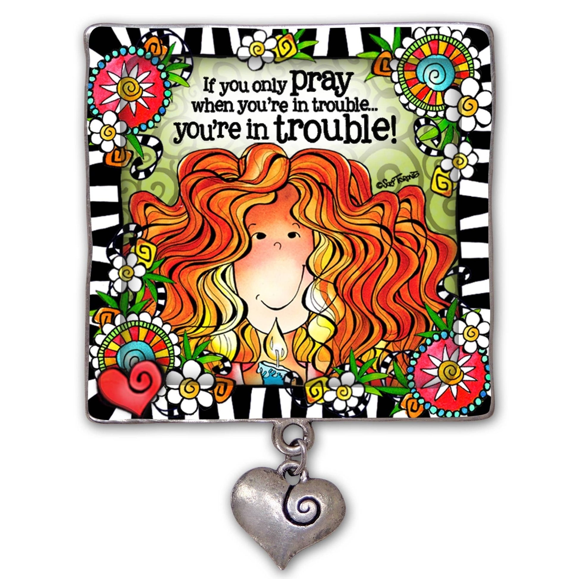 Artmetal Magnets by Suzy Toronto - 7 Semicolon Couture