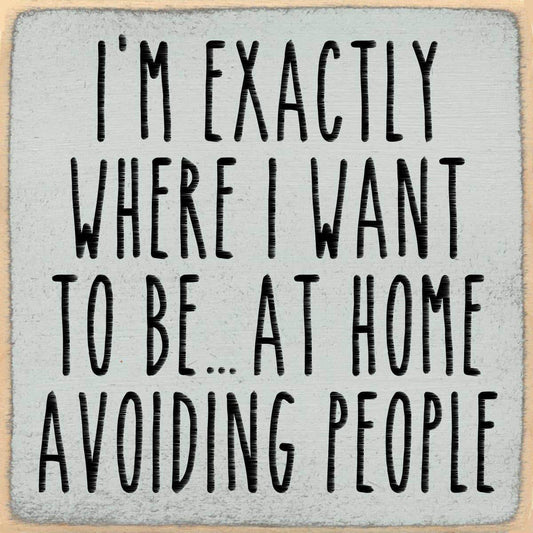 4x4- Avoiding people- Sign - 7 Semicolon Couture