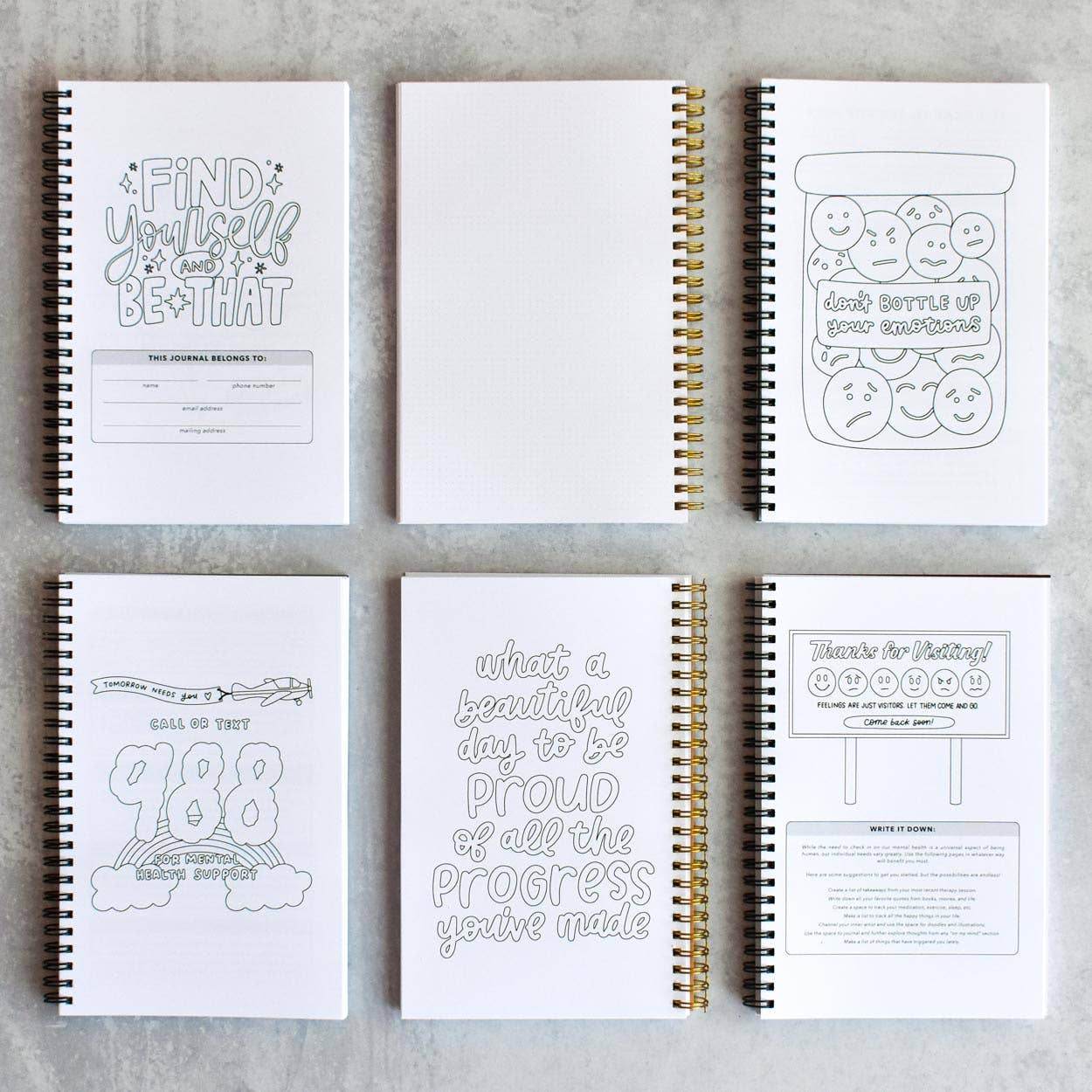 8.5x11-Silly Little Mental Health Journal - 7 Semicolon Couture