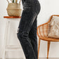 Black Ripped Slim Fit Jeans - 7 Semicolon Couture