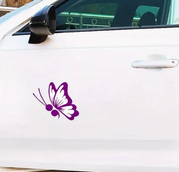 Butterfly Semicolon Vinyl Decal - 7 Semicolon Couture