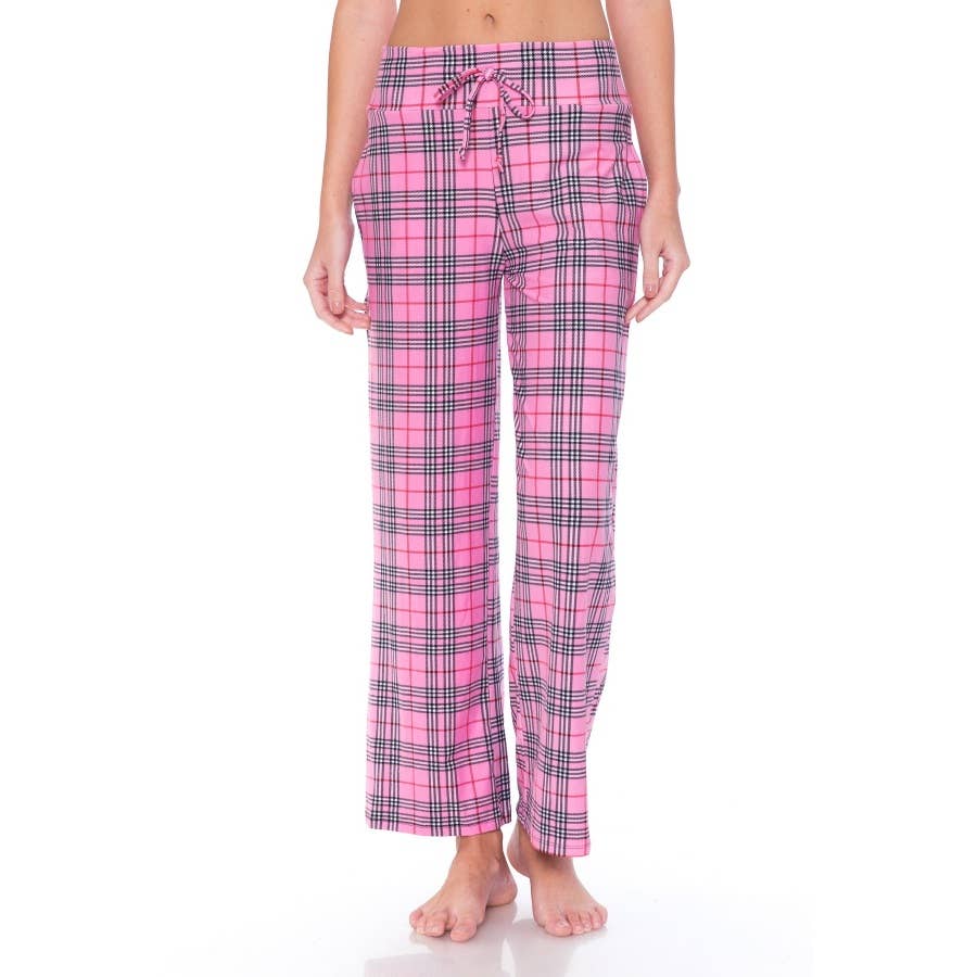 Buttery Soft Print Pajama Pants with Drawstring - 7 Semicolon Couture