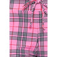 Buttery Soft Print Pajama Pants with Drawstring - 7 Semicolon Couture