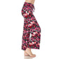 Buttery Soft Print Pajama Pants with Drawstring - Love & Hearts - 7 Semicolon Couture