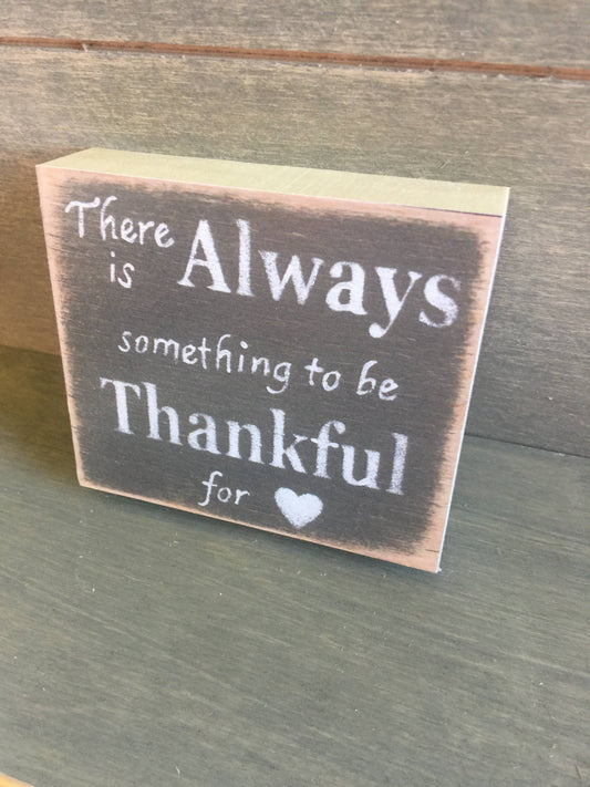3X3-Thankful For SIGN